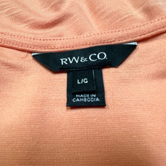 ⭐️ SALE $20 ⭐️ RW&CO. NWOT Thicker Strap Soft Peach Cream Brown Tank Tops - Picture 3 of 5